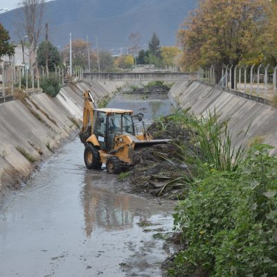 limpieza canal Velarde a
