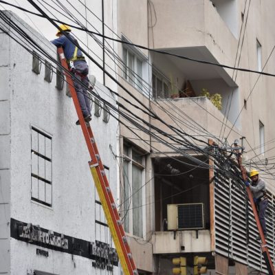 retiro cables calle Alvarado 1