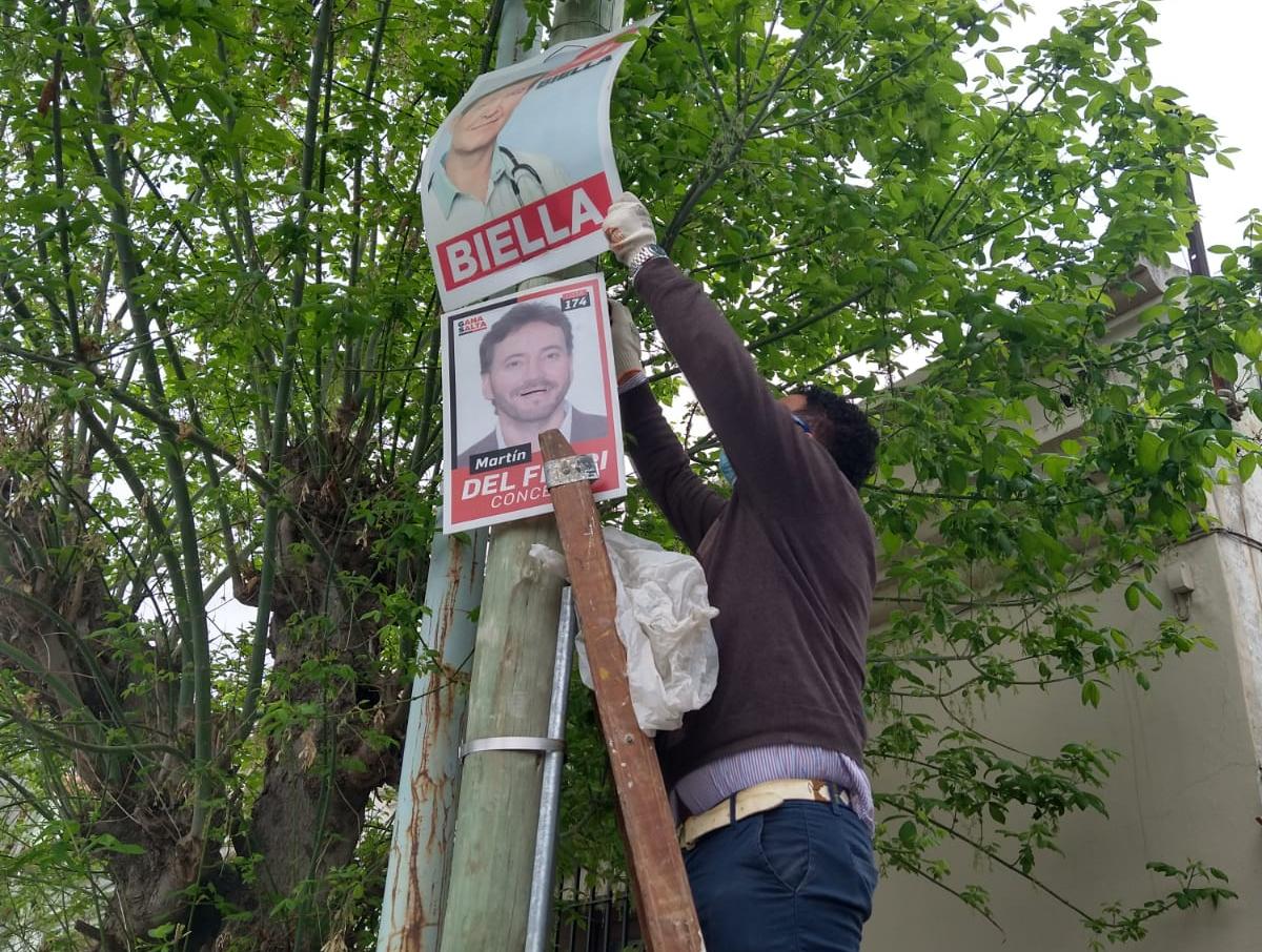 La Municipalidad inició el operativo de retiro de cartelería política en la  ciudad – Municipalidad de Salta