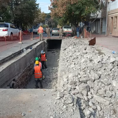 Obras de recuperación de losas en Alvear y Rivadavia - 1