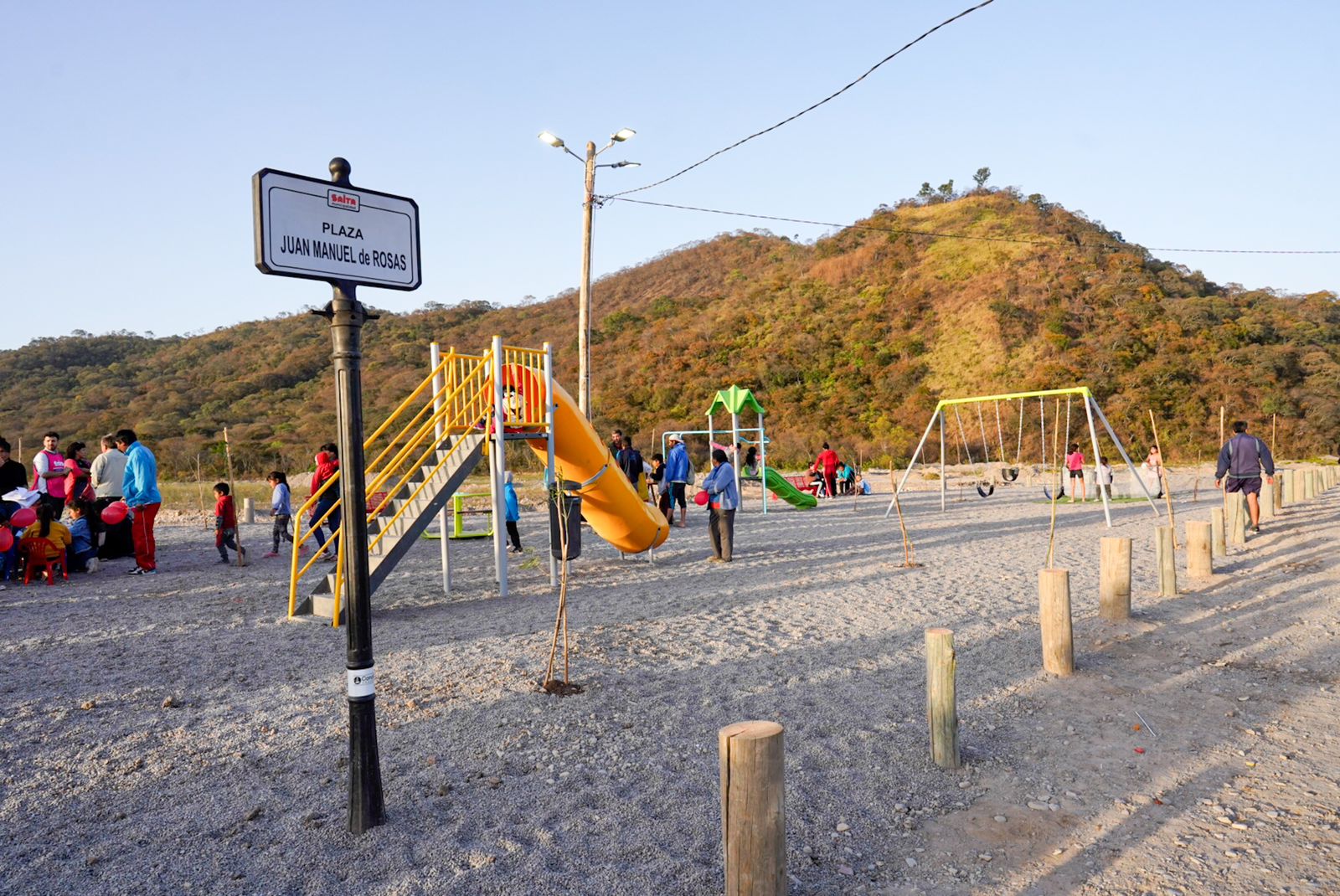 The municipality has converted a garbage dump into a neighborhood meeting and entertainment area – Municipalidad de Salta